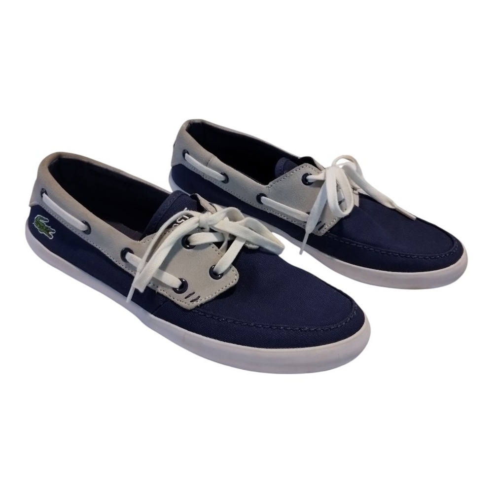 Lacoste Sport Ortholite Boat Shoes Women's 8 Nautical Coastal Outdoor